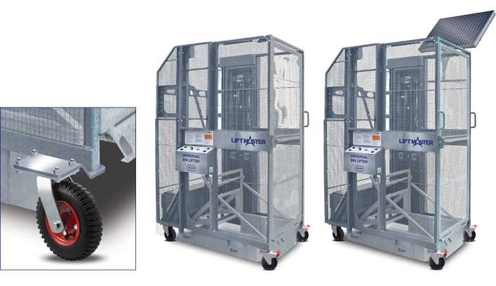 All Terrain (off-road) wheel upgrade, galvanised upgrade or solar powered upgrade options